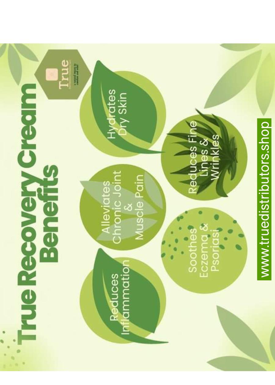 True Recovery Cream benefits