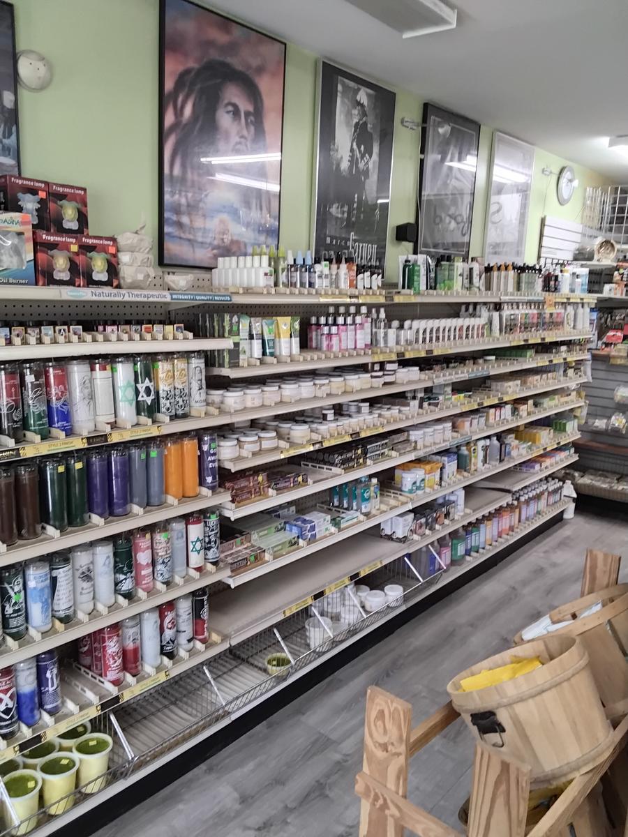 Essential Body Herbs oils aisle